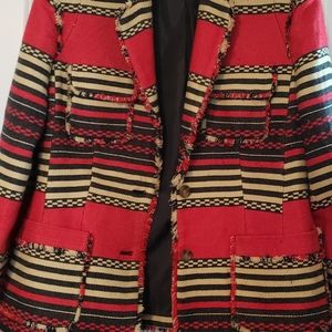 Multi color business casual blazer